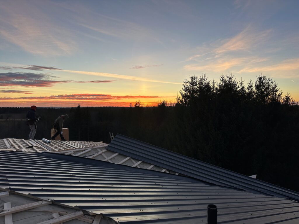 Eco Standing Seam Installation in Bolton